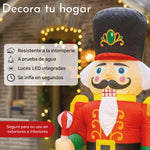 Inflable Navidad 1.86m Cascanueces Exterior Luces Led