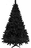 Arbol Navidad Negro Pino Navideño 2.10m Frondoso 1256 Ramas