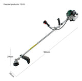 Desbrozadora Gasolina Desmaleza Recta 52cc 2.2hp 800ml