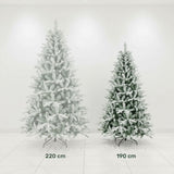 Arbol Navidad Nevado 1.90m Pino Navideño Escarchado