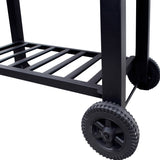 Asador Ahumador Carbon Para Carne Parrilla Resistente Acero
