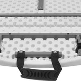Mesa Plegable Portatil Redonda 1.20m Tipo Portafolio Jardin