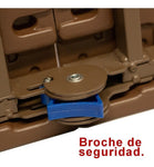 Mesa Plegable 180cm Portafolio Jardin Tipo Ratan Evento