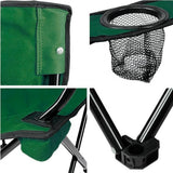 Silla Plegable Con Porta Vasos Para Alberca Playa Jardin Silla Verde