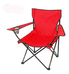 Silla Plegable Con Porta Vasos Para Alberca Playa Jardin  Silla Roja
