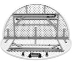 Mesa Plegable Portatil Redonda 1.20m Tipo Portafolio Jardin