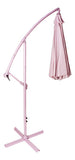 Sombrilla Moderna 2.9 M Jardin Exterior Playa Terraza	Color Rosa