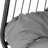 Columpio Exterior Hamaca Silla Colgante Terraza Jardin Color Negro