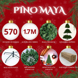 Arbol Pino Navidad NavideÃ±o 1.60 M Pachon Frondoso Jardimex
