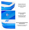 Alberca Inflable Rectangular Familiar 990l 290x180x43cm Color Azul