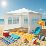 Carpa Toldo Lona 3x3 Paredes Ventanas Exterior Evento Jardin