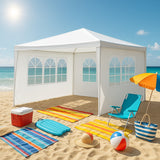 Carpa Toldo Lona 3x3 Paredes Ventanas Exterior Evento Jardin