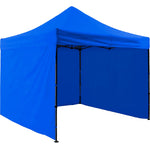 Carpa Toldo 3x3 Mts Plegable Lona Impermeable Con Paredes Azul