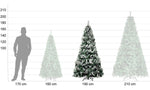 Arbol Navidad Artificial Nevado 1.90 M Follaje Jardimex Pino
