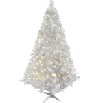 Arbol Navidad Blanco 2.0 Mts Luces Led 600 Ramas Frondoso