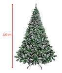 Arbol Navidad Artificial Nevado 2.10m Pachon Jardimex Pino