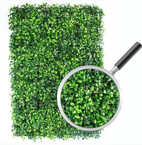 15 Pzas Muro Verde Follaje Artificial Sintentico 60x40 Cm